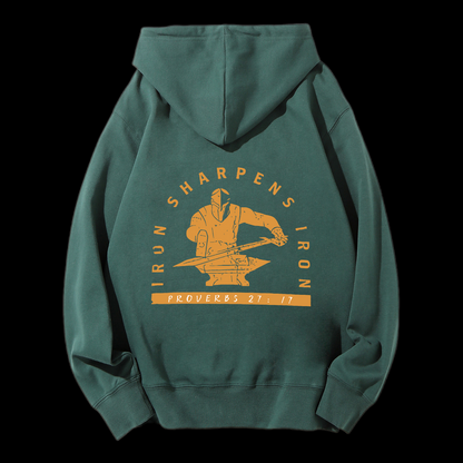 Iron Sharpens Iron Drawstring Hoodie