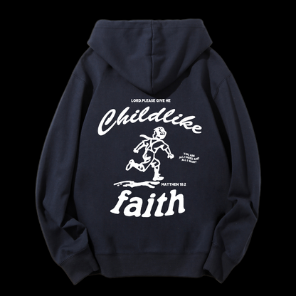 Childlike Drawstring Hoodie