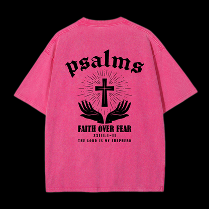 Faith Over Fear Washed T-Shirt