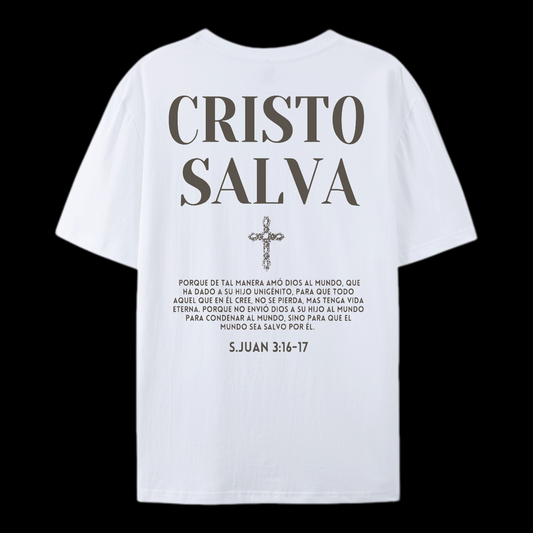 Cristo Salva Cotton T-Shirt