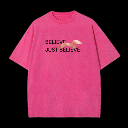 With God All Things Are Possible Washed T-Shirt