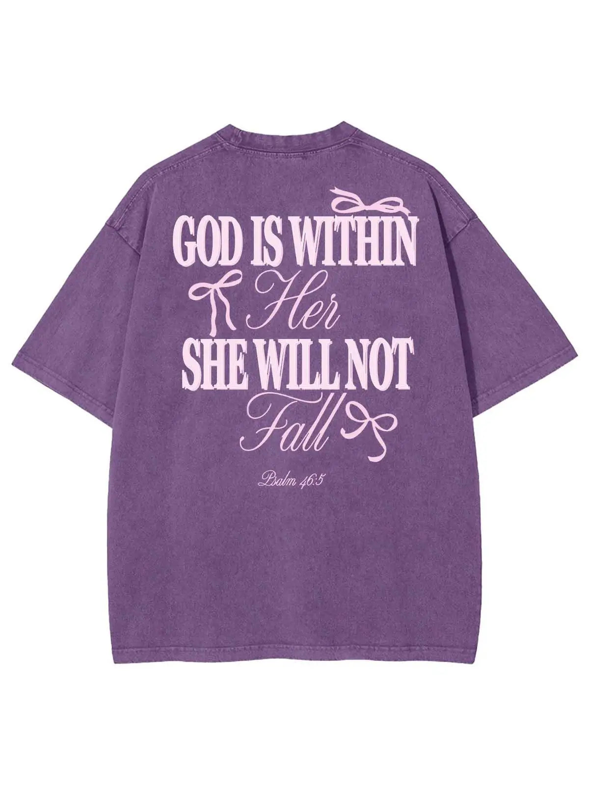 God Is Within Her Unisex Washed T-Shirt