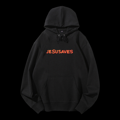 Jesus Saves Drawstring Hoodie