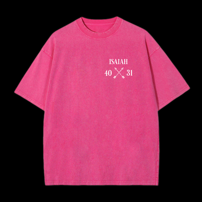 Those Who Hope In The Lord Will Renew Their Strength Washed T-Shirt