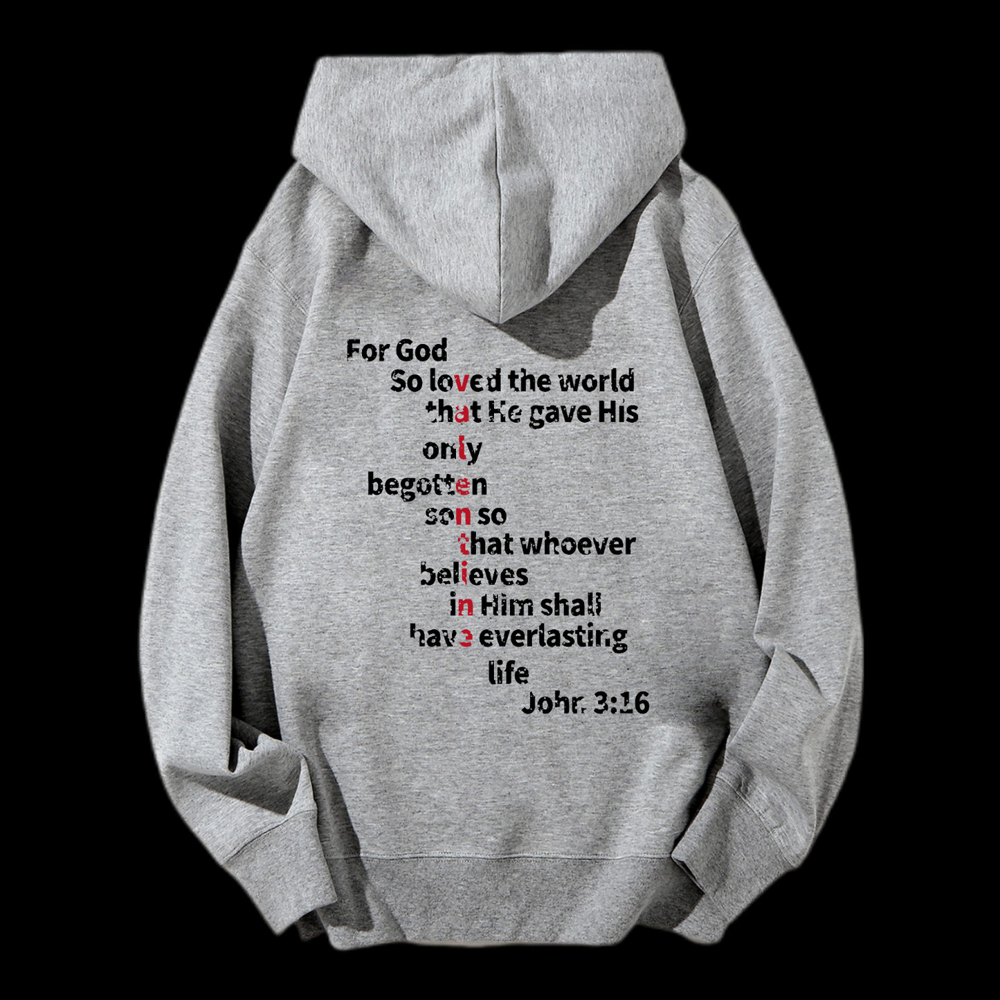 John 3:16 Drawstring Hoodie