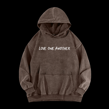 Love One Another Washed Hoodie