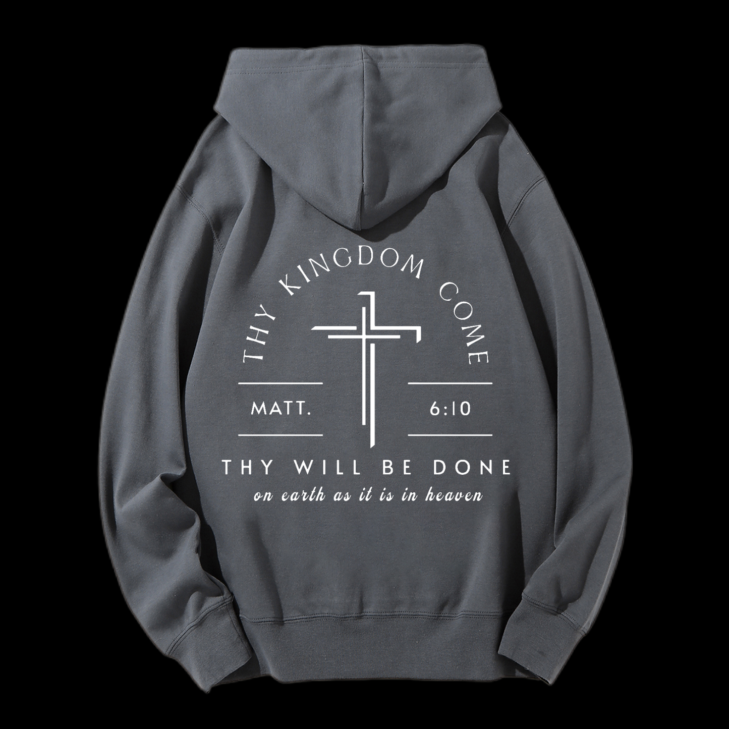 Thy Will Be Done Drawstring Hoodie
