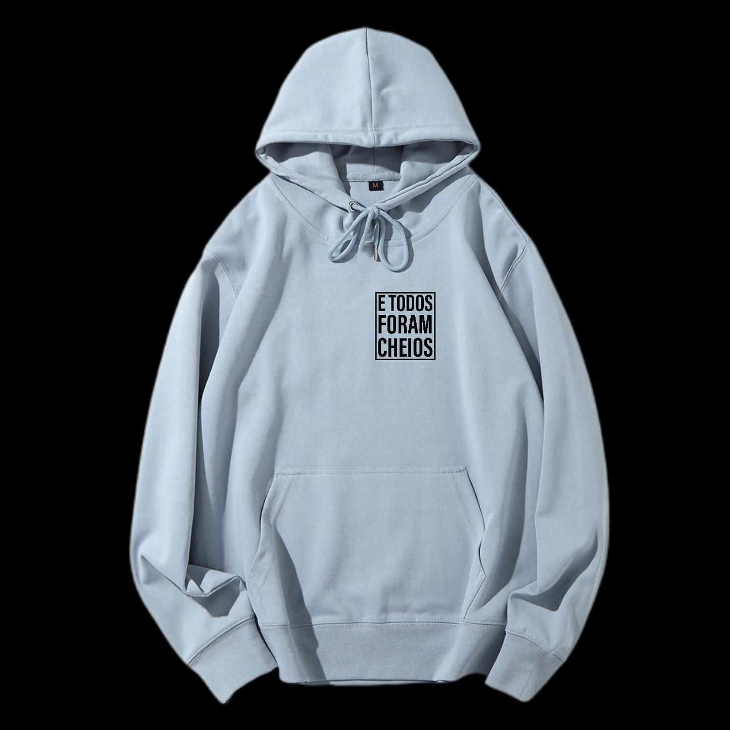 E Todos Foram Cheios Drawstring Hoodie