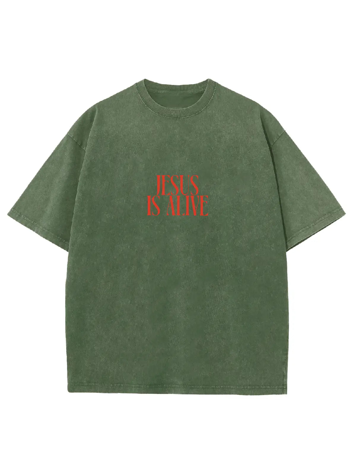 Jesus Is Alive Unisex Washed T-Shirt