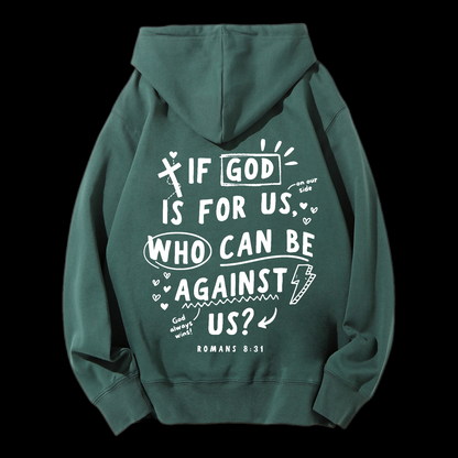 If God Is For Us Drawstring Hoodie