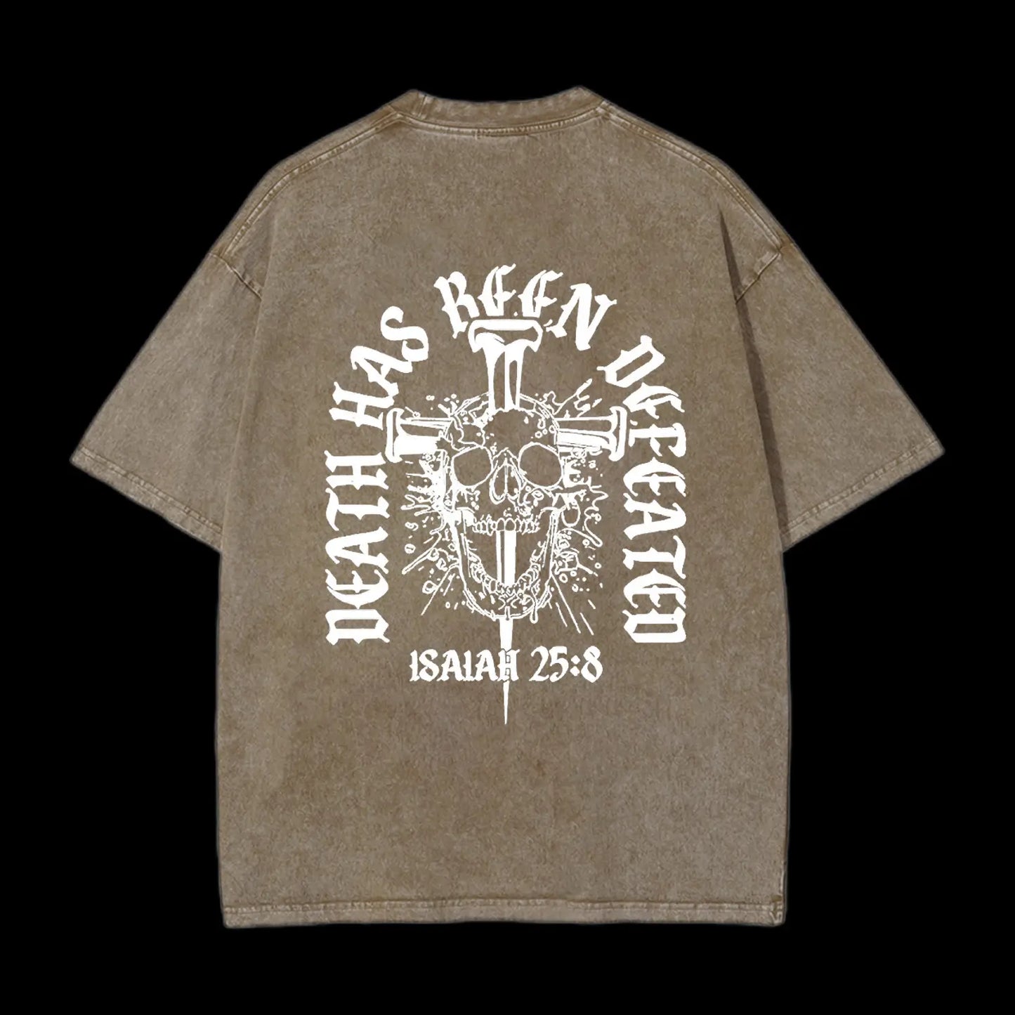 Death Has Been Defeated Washed T-shirt
