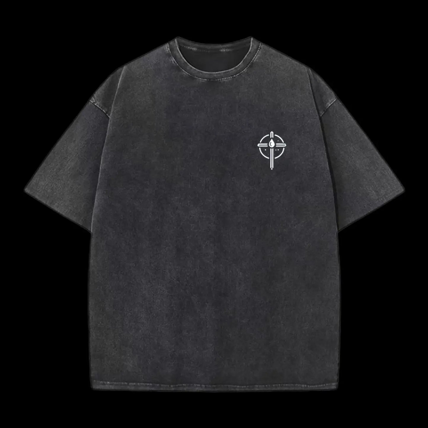 Just God Not Luck Washed T-shirt
