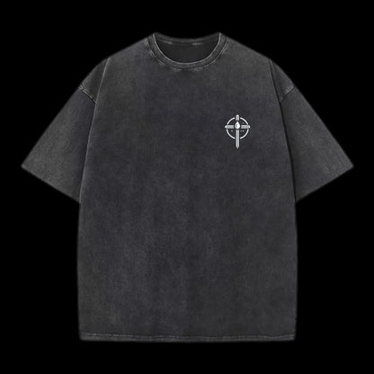 Just God Not Luck Washed T-shirt