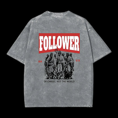 Follower Christian Washed T-Shirt