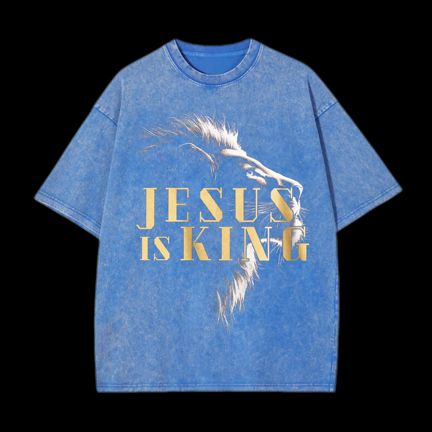 Jesus is king Washed T-Shirt
