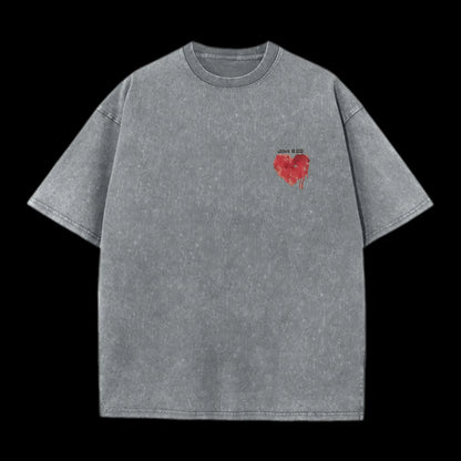 I Am The Resurrection Christian Washed T-Shirt