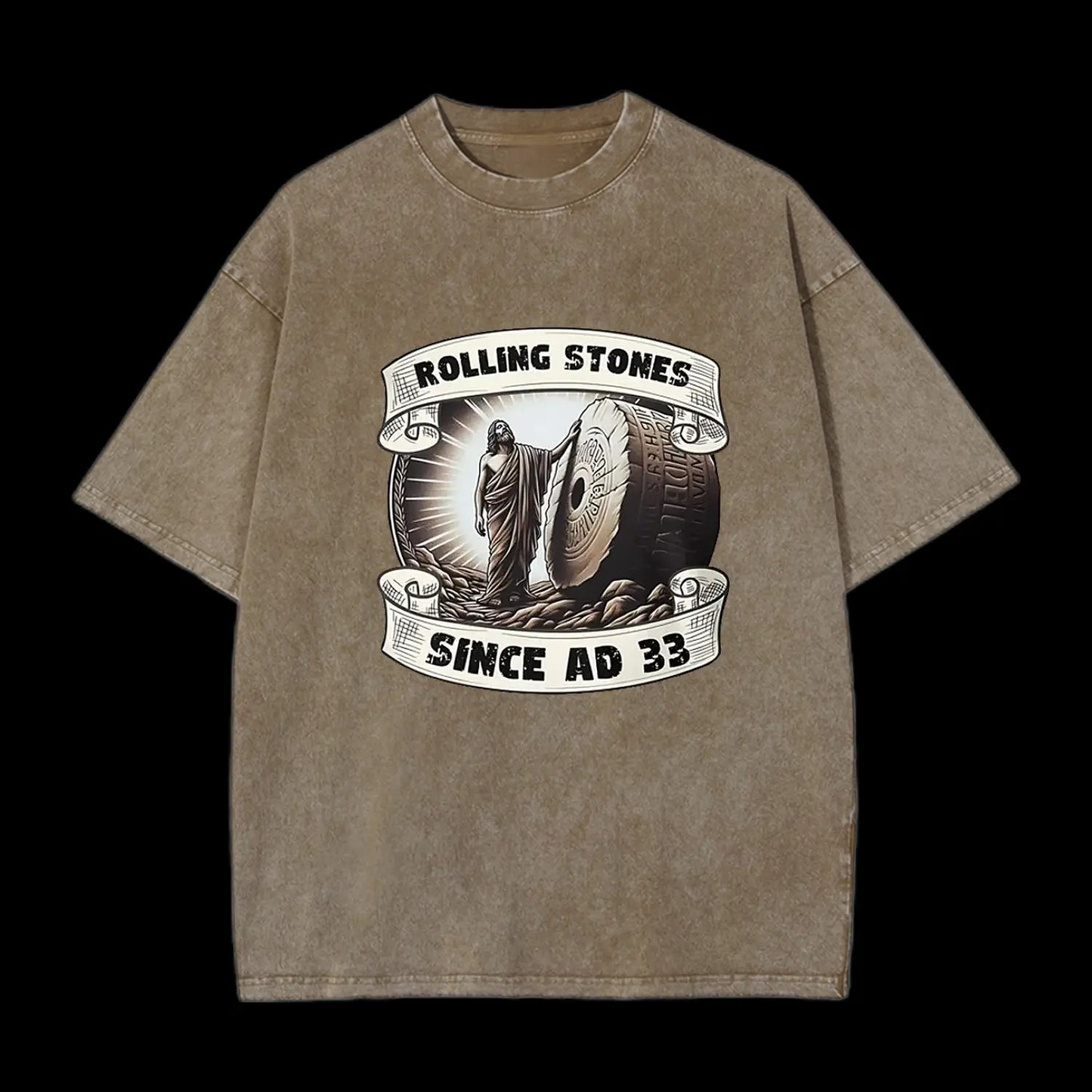Rolling Stone Since AD 33 Christian Washed T-Shirt