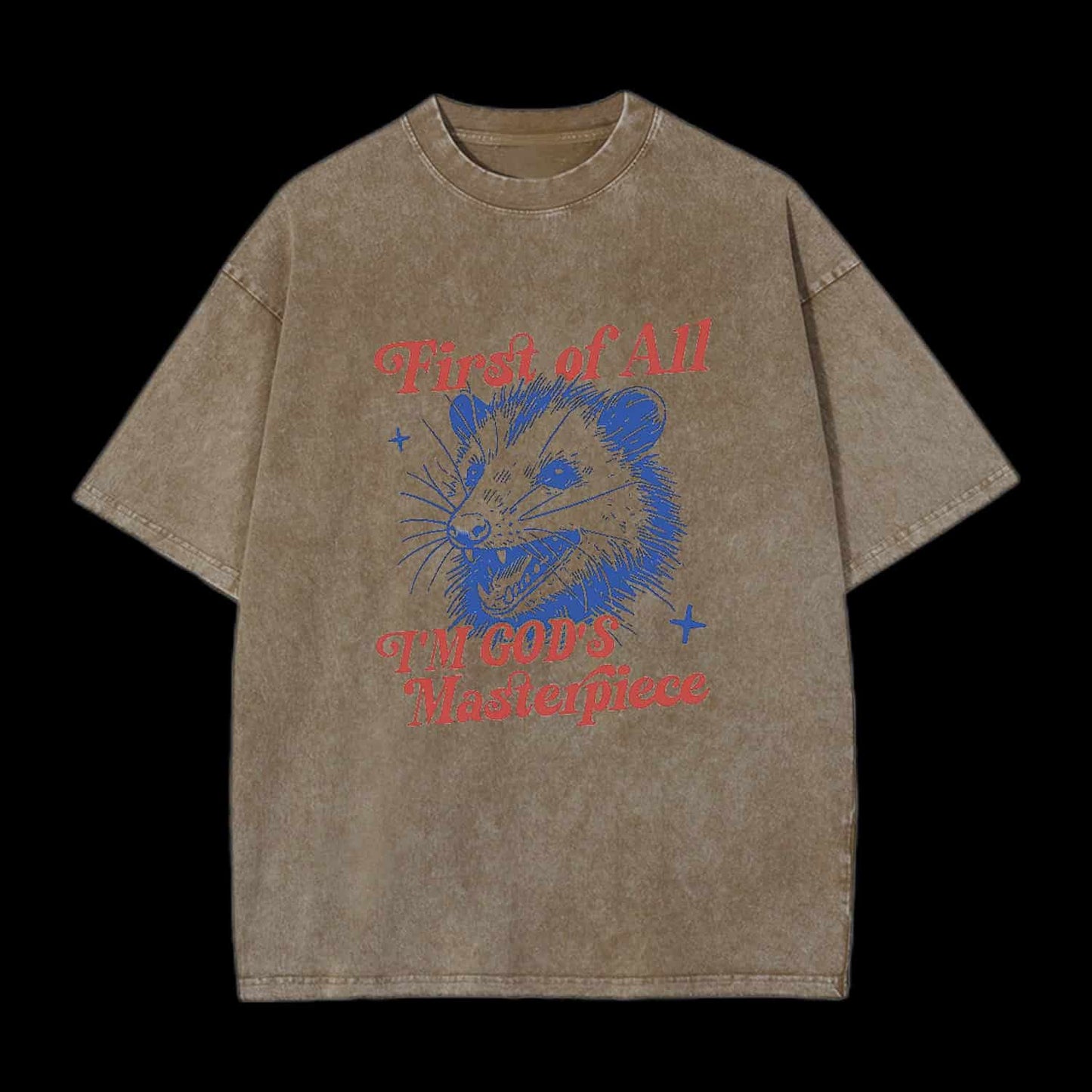 FIRST OF ALL I AM GOD MASTERPIECES CHRISTIAN TEE