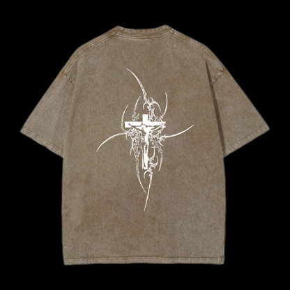 Cross Print Tee