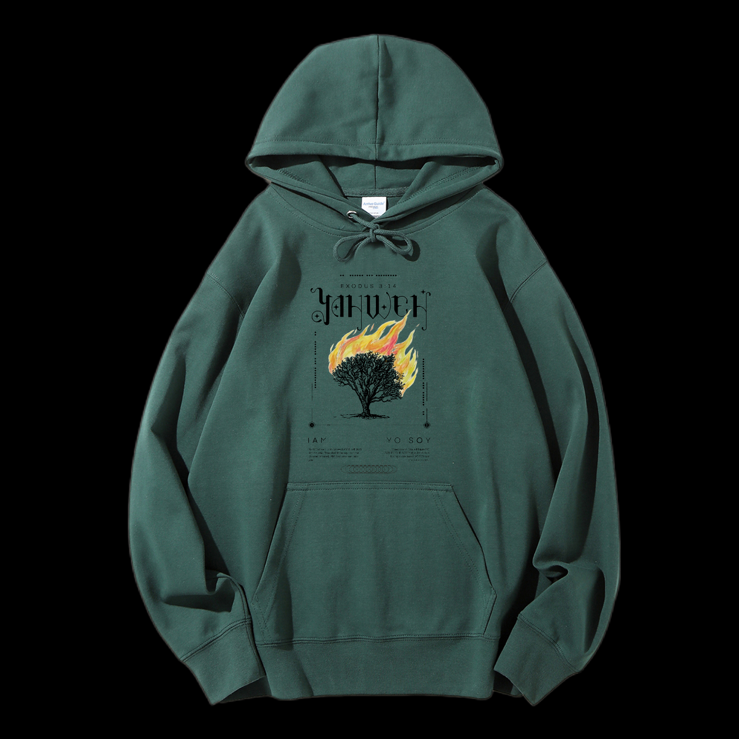 Exodus 3:14 Yahweh Drawstring Hoodie