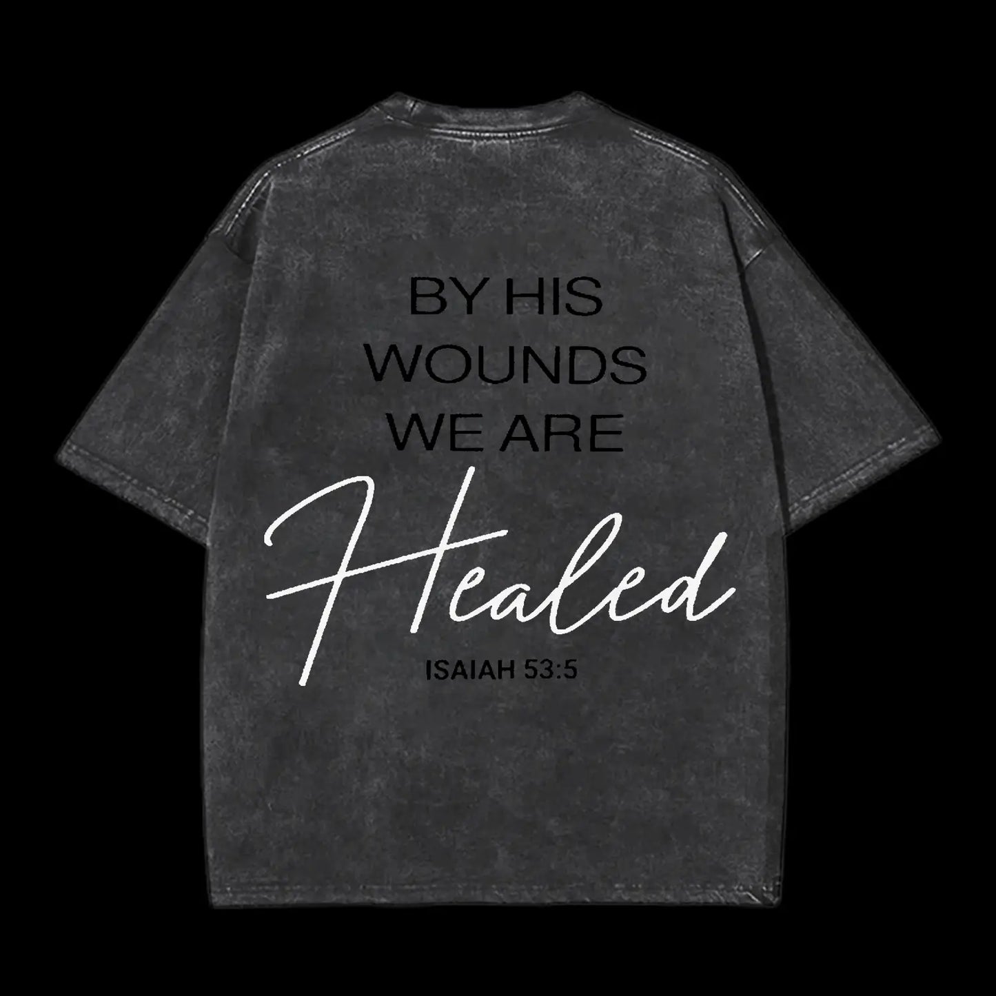 THE HEAVENS ARE ROARING CHRISTIAN WASHED T-SHIRT