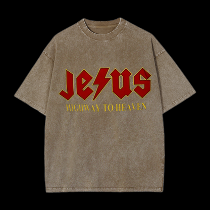 Jesus Highway To Heaven Tee