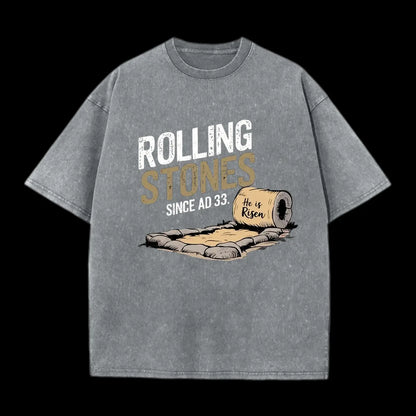 Rolling Stones Christian Washed T-Shirt