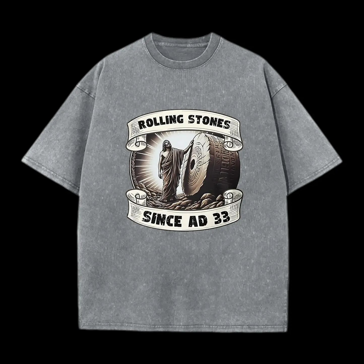Rolling Stone Since AD 33 Christian Washed T-Shirt