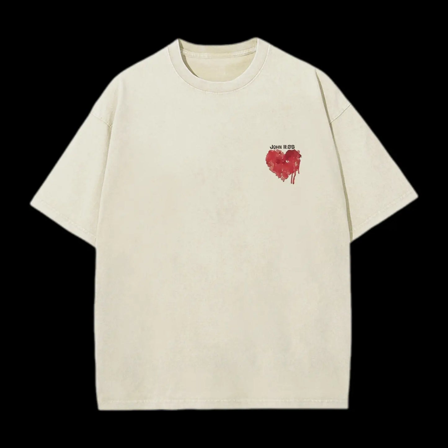 I Am The Resurrection Christian Washed T-Shirt