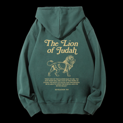The Lion Of Judah Drawstring Hoodie