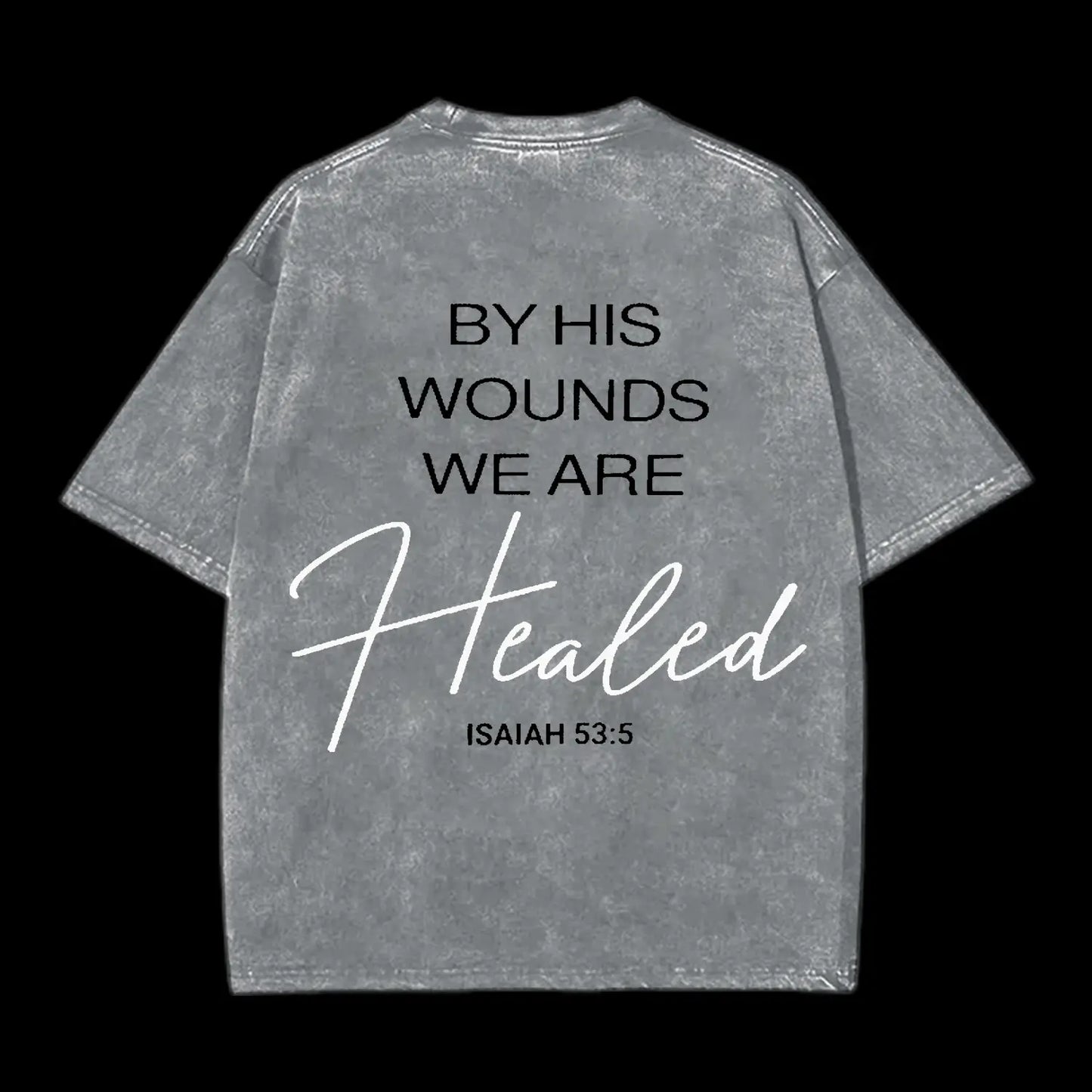 THE HEAVENS ARE ROARING CHRISTIAN WASHED T-SHIRT