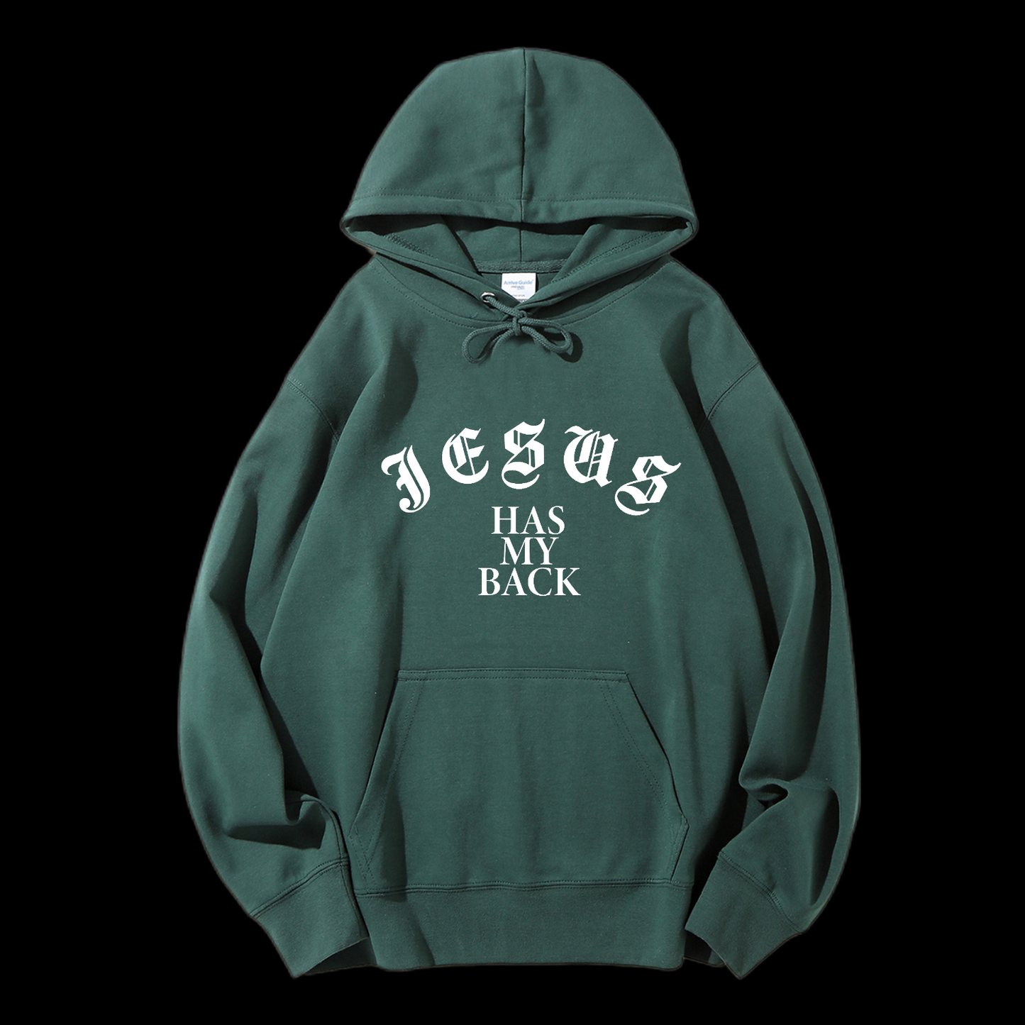 Jesus Has My Back Drawstring Hoodie