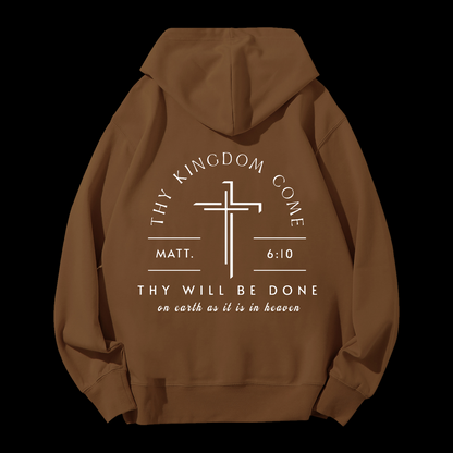 Thy Will Be Done Drawstring Hoodie