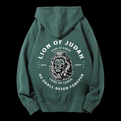 Lion Of Judah Drawstring Hoodie
