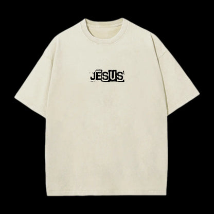 Y'all Need Jesus Print Short Sleeve T-Shirt