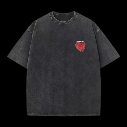 I Am The Resurrection Christian Washed T-Shirt