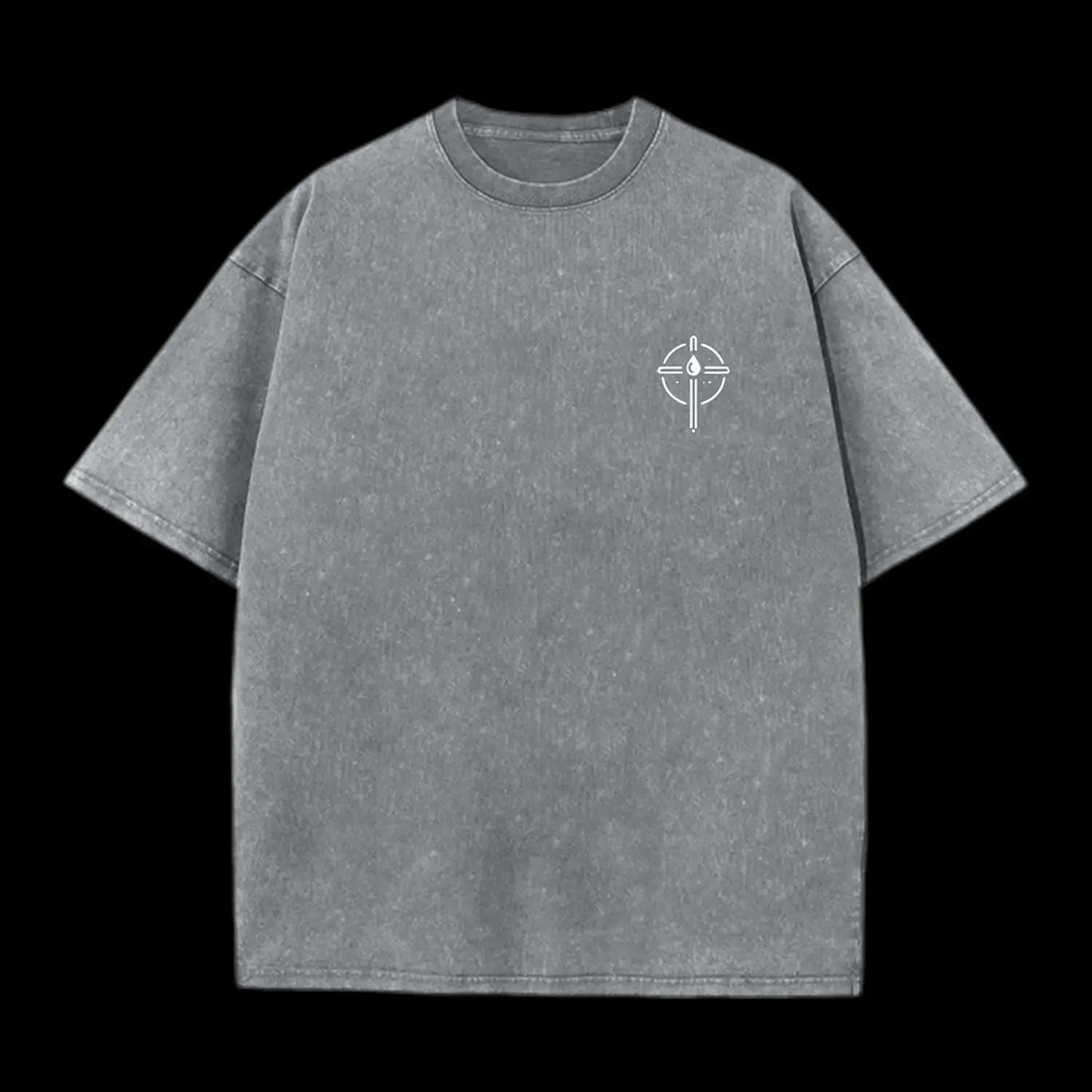 Just God Not Luck Washed T-shirt