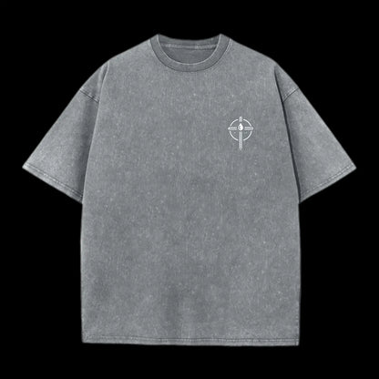 Just God Not Luck Washed T-shirt