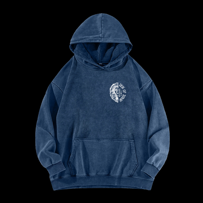 Lion Of Judah Washed Hoodie