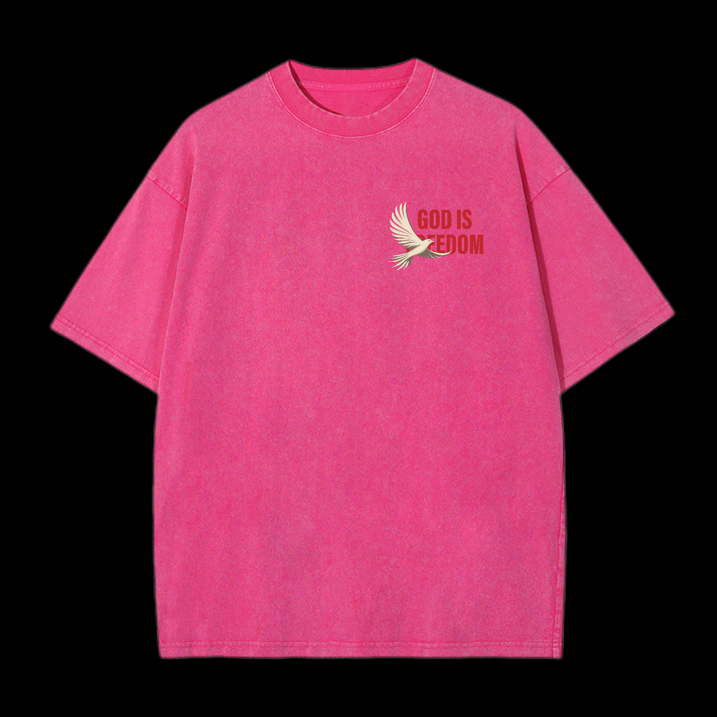 God Is Freedom Washed T-Shirt