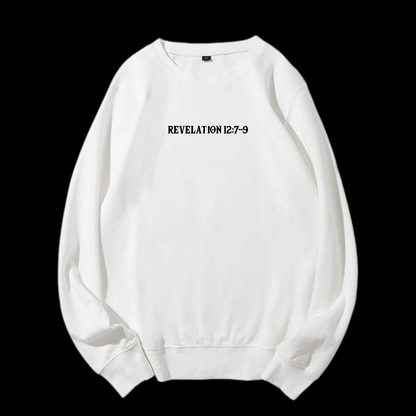 Revelation 12:7-9 Crewneck Sweatshirt