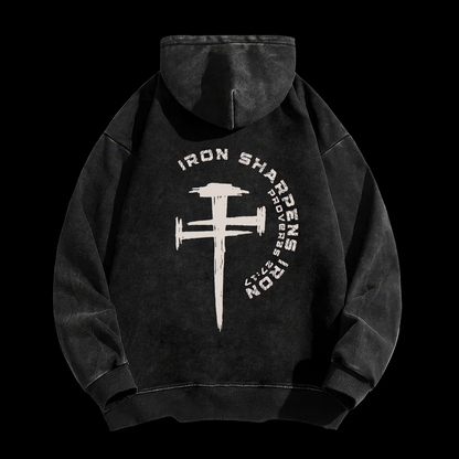 Iron Sharpens Iron Washed Hoodie