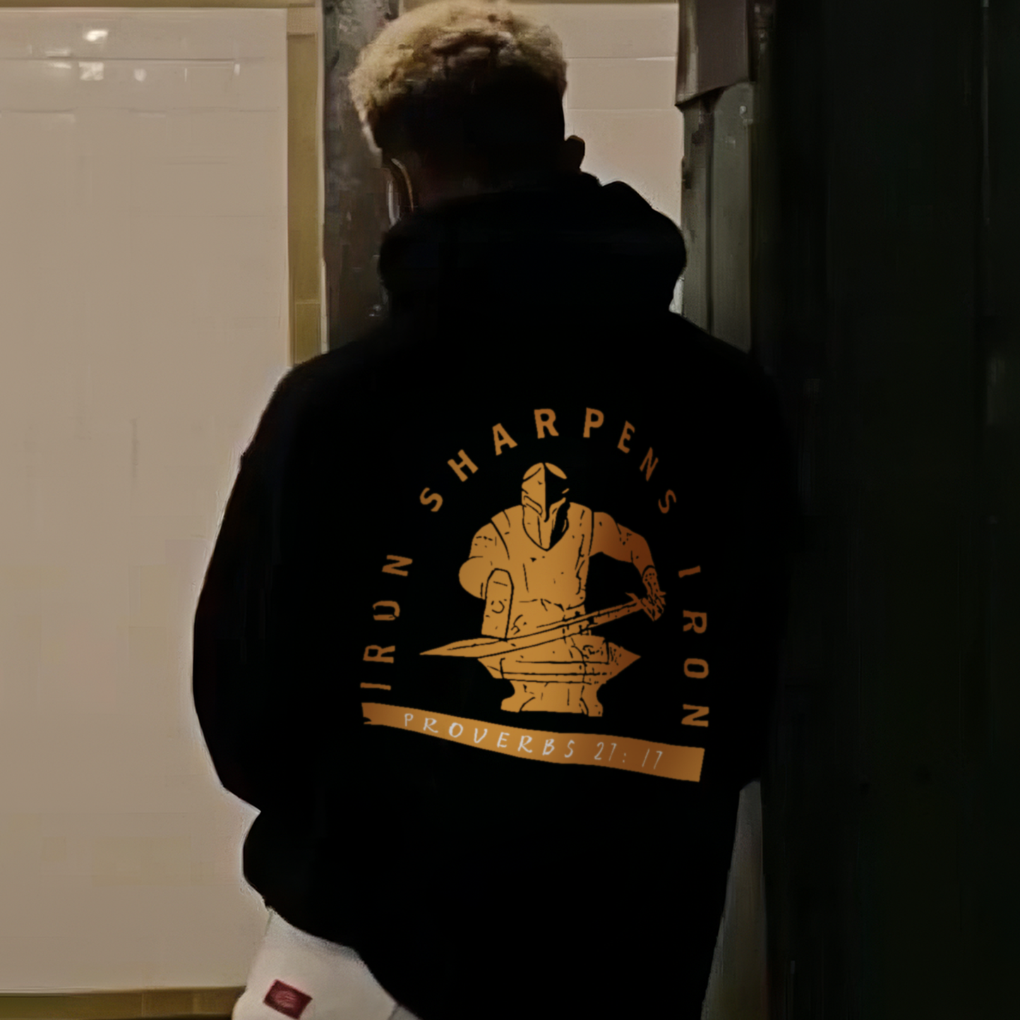 Iron Sharpens Iron Drawstring Hoodie