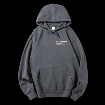 God's Work Psalm 139:14 Drawstring Hoodie