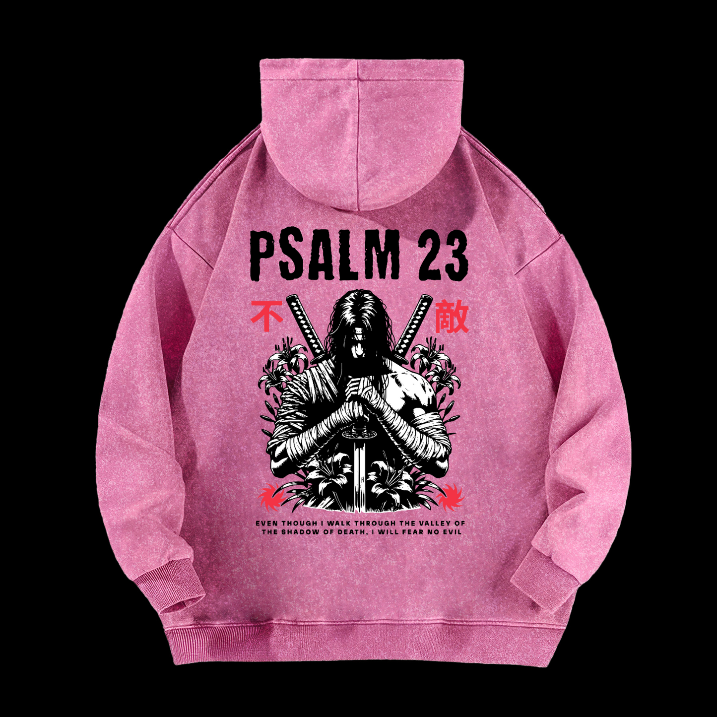 Fear No Evil  Washed Hoodie