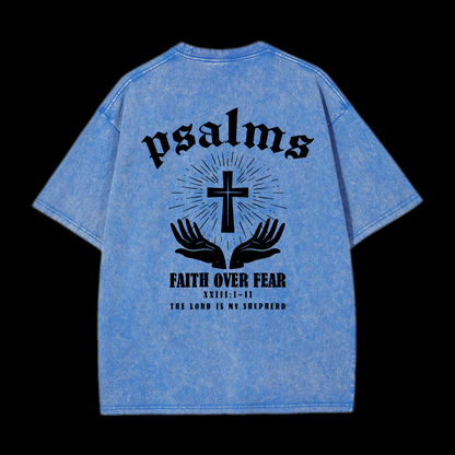 Faith Over Fear Washed T-Shirt