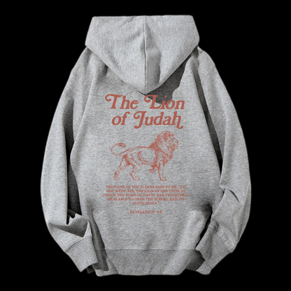 The Lion Of Judah Drawstring Hoodie