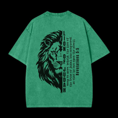 Lion Of Judah      Washed T-Shirt
