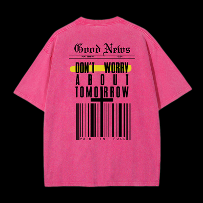 Do Not Worry Washed T-Shirt