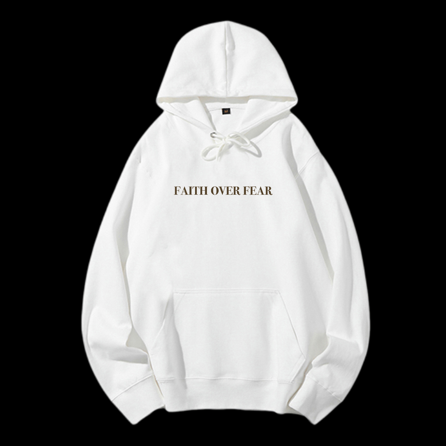 Faith Over Fear Drawstring Hoodie